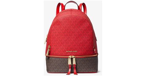 michael kors rucksack rot lammnappa